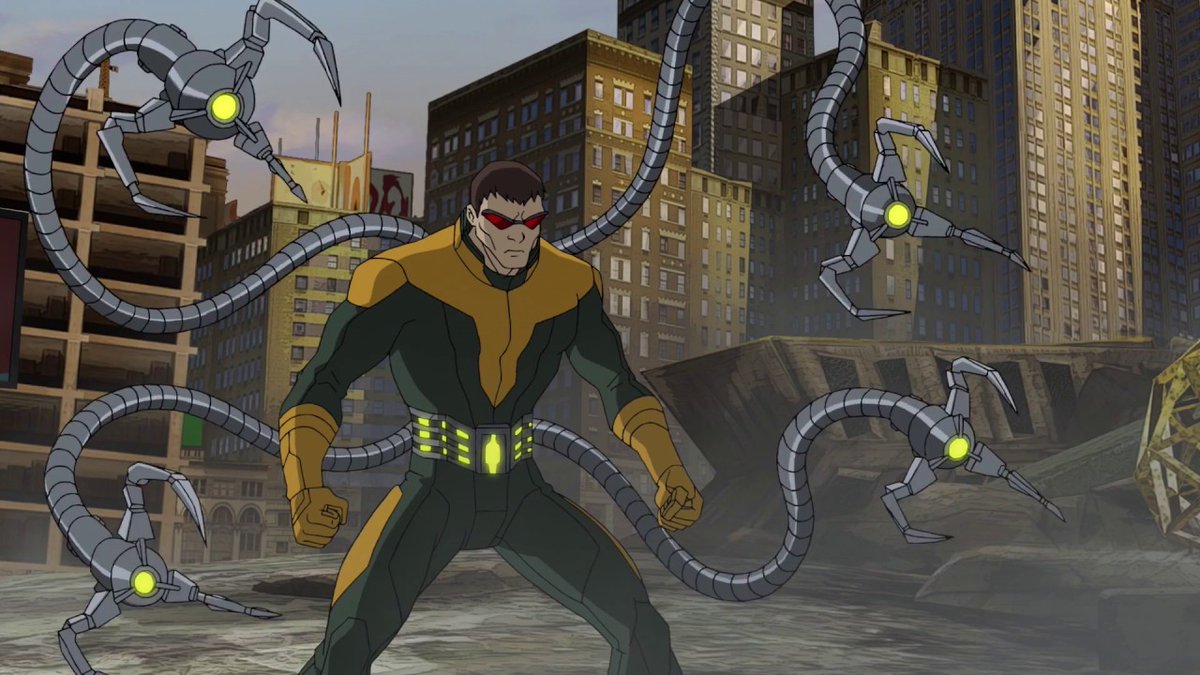 Doc Ock has three forms in Ultimate Spider-Man!!!! 
