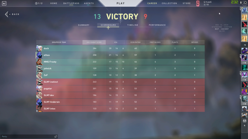 PhantomTroupeGG's tweet photo. 13-9 vs @slimyboogermen GGs to them!

Now 1-0 in @VanguardChamps groups https://t.co/c2V2drsmlN