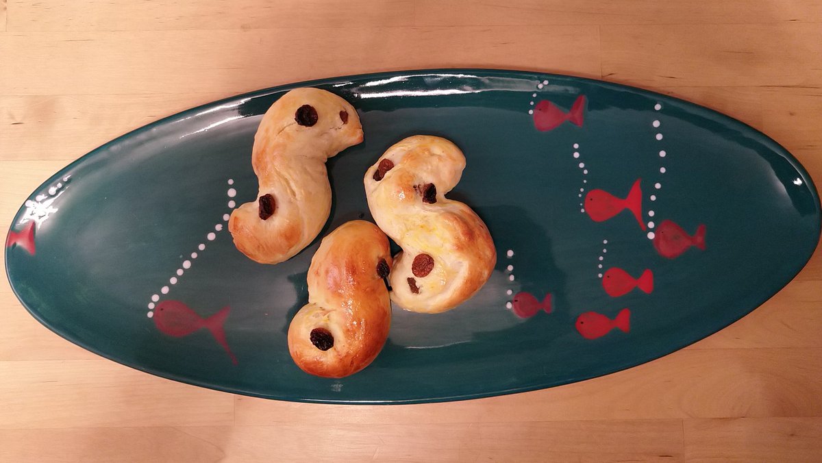 last lussekatta for today´s "lucia dag" - greetings to scandinavia