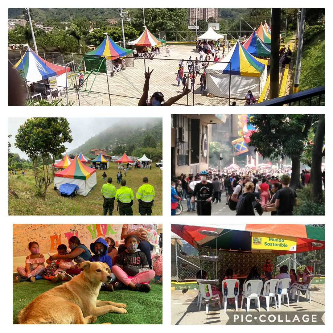DiegoHD42501510's tweet photo. Los derechos humanos en la ruralidad de Medellin. En #SemanaDDHH, Santa Elena y San Antonio de Prado se afirman como territorios de derechos. Y en el centro de la ciudad, acompañamos marcha Cannabica. Dos universos con un propósito: Prevenir y dar garantias en DDHH! https://t.co/n6FbHTDg2w