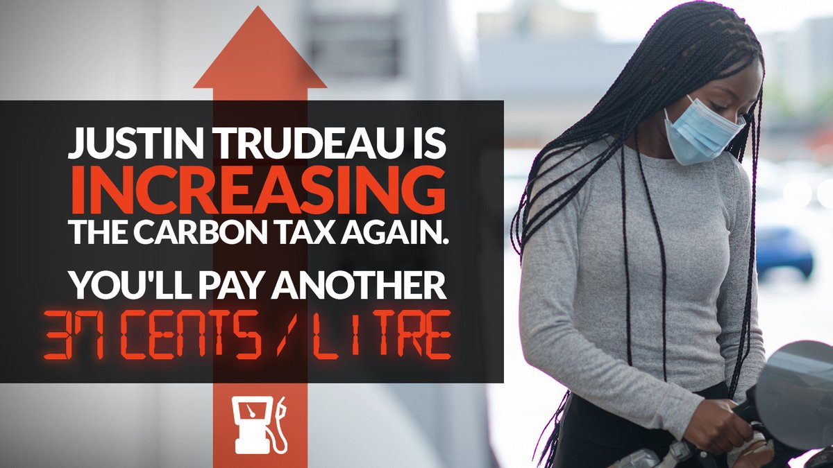 Canadians are having a tough year, but Trudeau is still barreling ahead with his carbon tax increase. The NDP Premier of B.C. postponed his provincial carbon tax increase, why won’t Trudeau?

Canadians don’t need higher taxes, they need hope, certainty and a plan.
