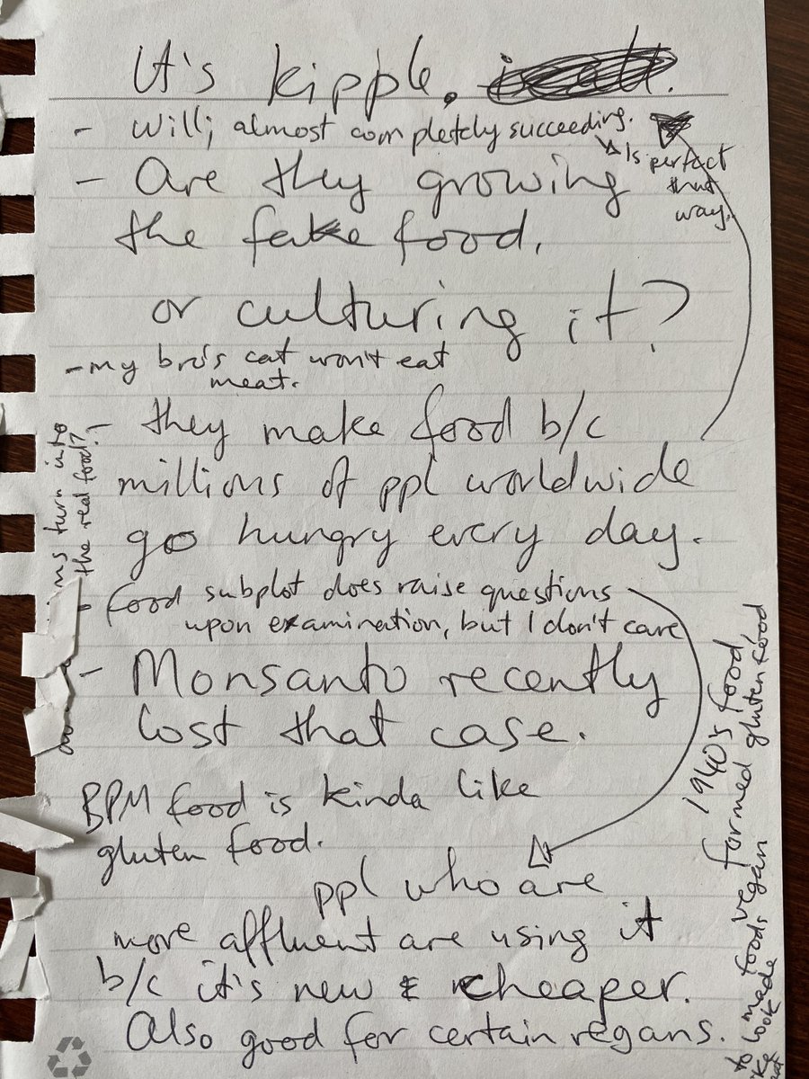 She also understand the nuances of the story's dilemma. Milagroso is not just about fake food and the complications of science (and religion! That too!). It's also about how we need to rethink food in a country where so much of the population is literally HUNGRY every single day.