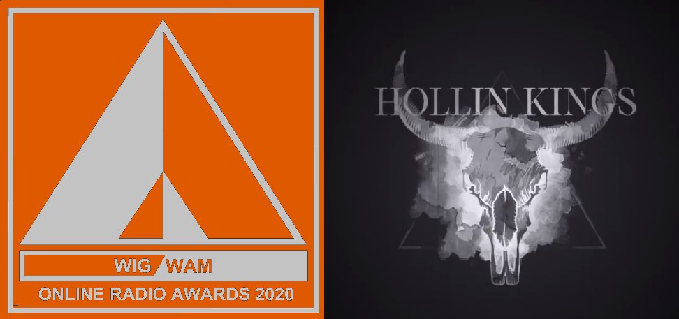 WIGWAM Online Radio Awards 2020 - Well done to Hollin Kings, runners up in our Best Hard Rock Act category this year. <a href="/Hollin_Kings/">Hollin Kings</a>