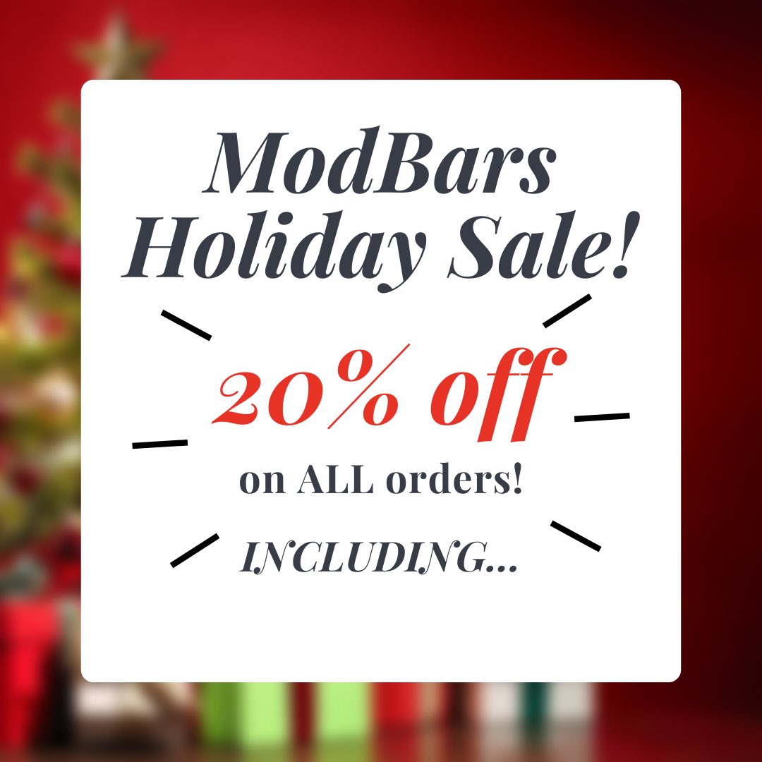 modbars's tweet image. You need a last minute gift? We got you covered 👍🏼 

#modbars #sale #again