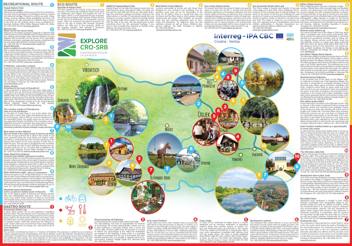 6. Here are 2 nice contextualized  #tourism maps of  #Slavonia ( #Croatia) &  #Vojvodina ( #Serbia), made in partnership w/  #EuropeanUnion, w/ a presentation of each item mapped.The resolution is a bit low for the text in  #English, but it remains readable w/ the appropriate zoom.