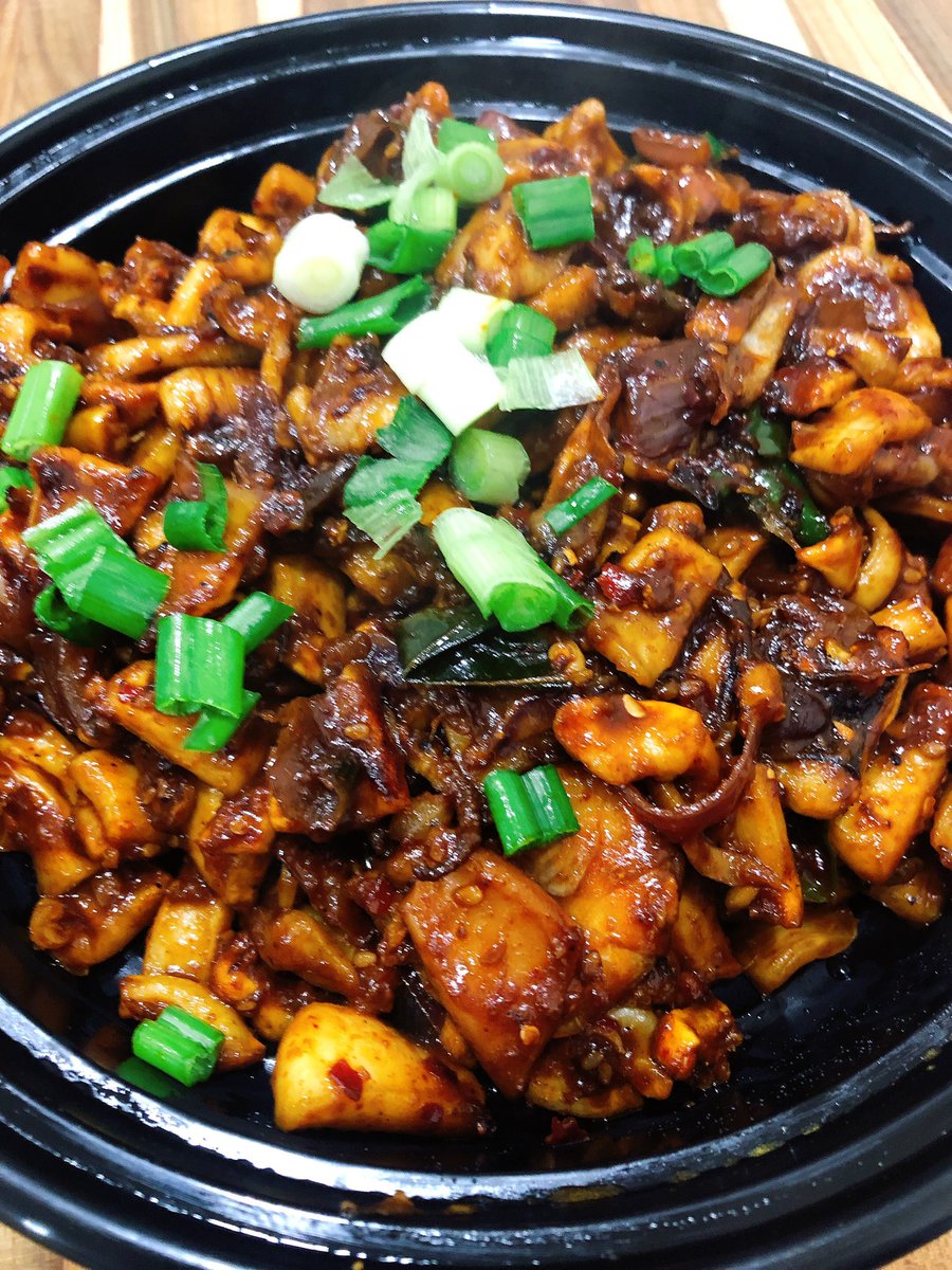 Spicy Hot Butter Cuttlefish from <a href="/CuciniX/">CuciniXpress</a> #WhitbyEats #DurhamEats #SriLankanCuisine #Toronto #ContactlessDelivery