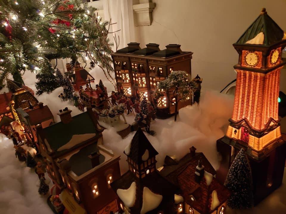 Matthew25870684's tweet photo. Sure glad Matthew still likes to recreate his Christmas Village every year! He always has so much Christmas spirit! https://t.co/9ria3GAsXU