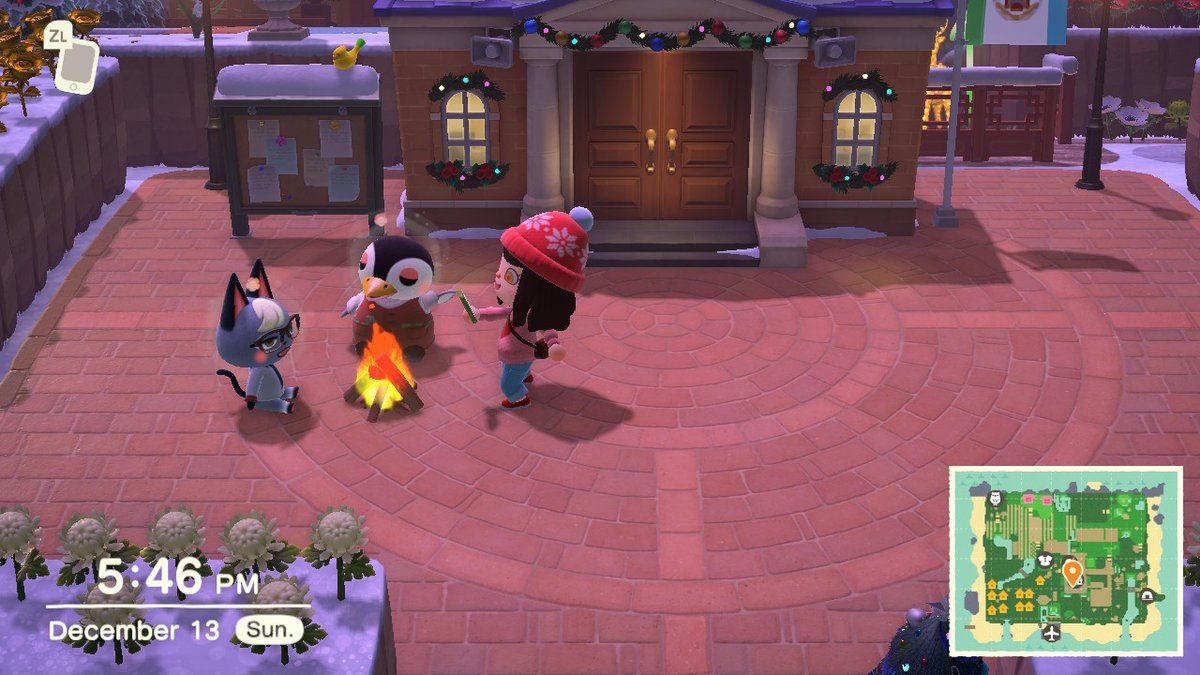 skedowdle's tweet photo. putting the sit emote into action, also my villagers are so photogenic! #AnimalCrossing #ACNH #NintendoSwitch https://t.co/Z4QOxlzij6