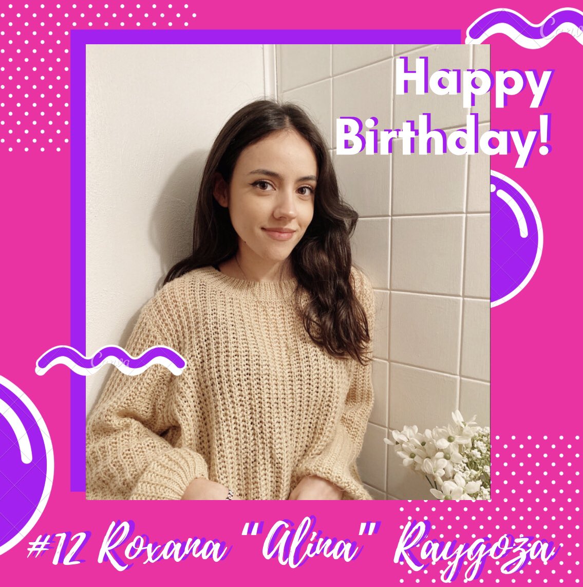 We would like to wish our sister #12 Roxana “Alina” Raygoza a Happy Birthday!! We hope you are having a great day! Stay safe and healthy sister! We love you!! 💖💜💖💜