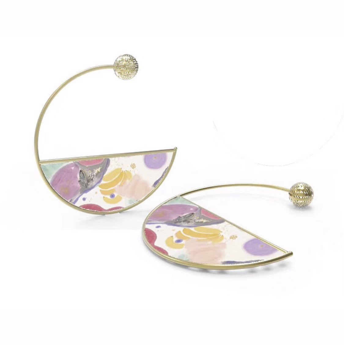 Waiting for the new earring collections drop cooperated with Artist Mei Lu 😻 #artist #earringsfashion #haul