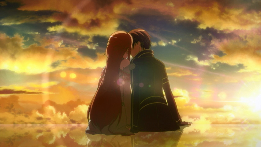 VirtualHiga's tweet image. ❝I couldn't help but remember a similar moment, another view of infinite sunset as I sat side by side with Asuna, watching the end of Aincrad. Her voice echoed in my ears: We'll always be together.❞