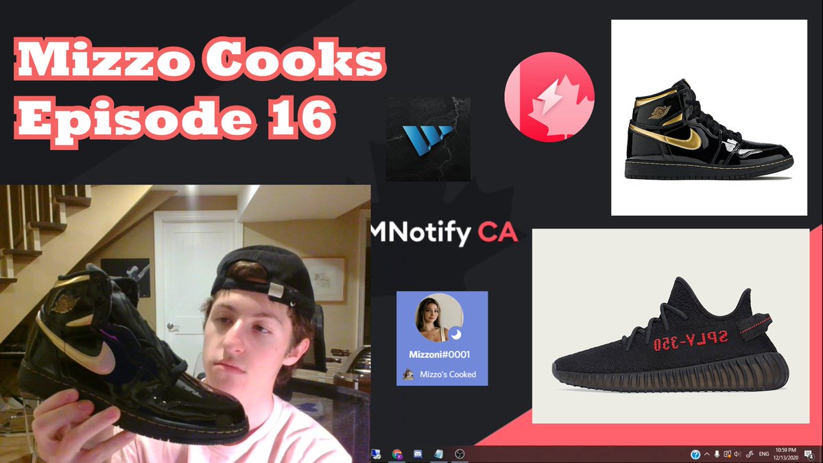 Mizzo Cooks Ep16 Live ❤️ LINK: youtu.be/IUTgUpiXgqs Been a while. Show some love, almost at a sub milestone 🙏 Thanks to all 🚨 Group - @AMNotifyCA Bots - @wrathsoftware @The_Shit_Bot Proxies - @CookieProxies @SlashProxies Other - @ZTAccounts @NikeProvider