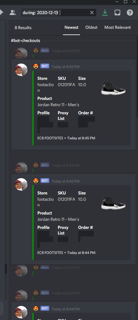 From yesterday and today @akchefs @NotifyProxies @fogldn @EasyCopBots