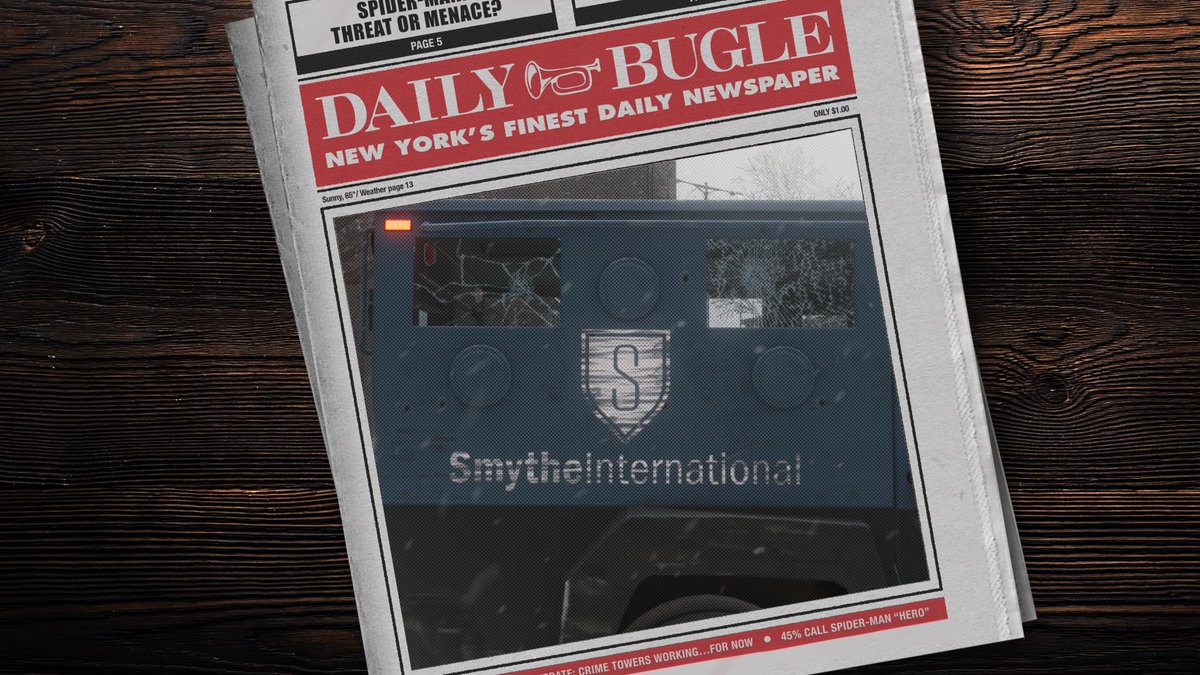Zedit55's tweet photo. New wolves on the block
Is Smythe the new Sable?
#DailyBugle
#MilesMoralesPS4
#QzForge https://t.co/K3mI6RN9c5