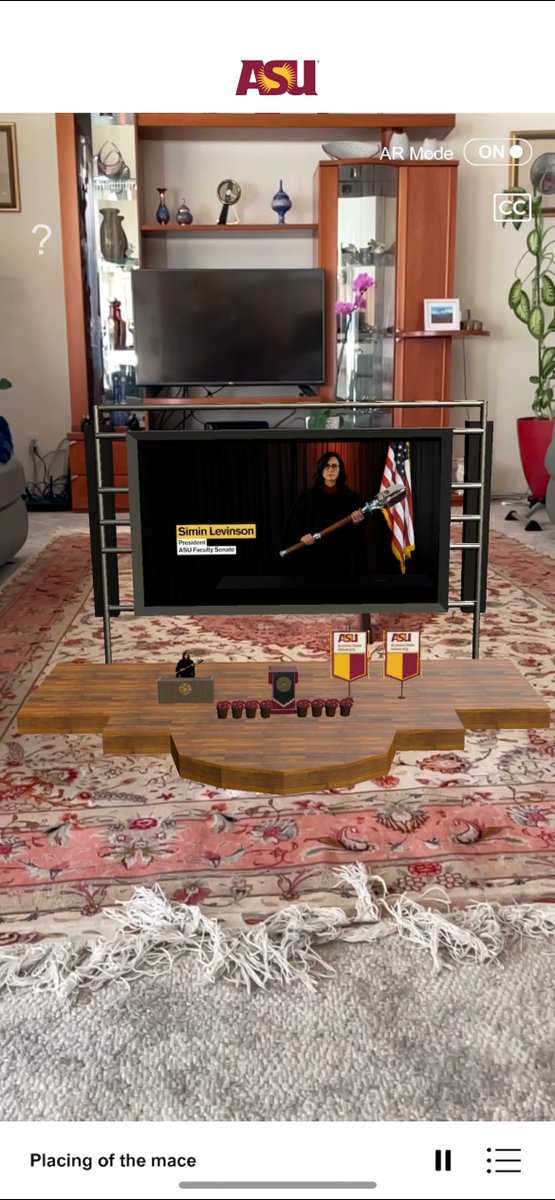 #ASUgrad Commencement is tomorrow at 9 AM! Congrats to all grads! 

Some students made an AR ASU Commencement app to watch the events unfold in Augmented Reality (link below). There's a countdown so that it premieres" tomorrow 12/14 at 9 AM MST, (but you can watch after too!)