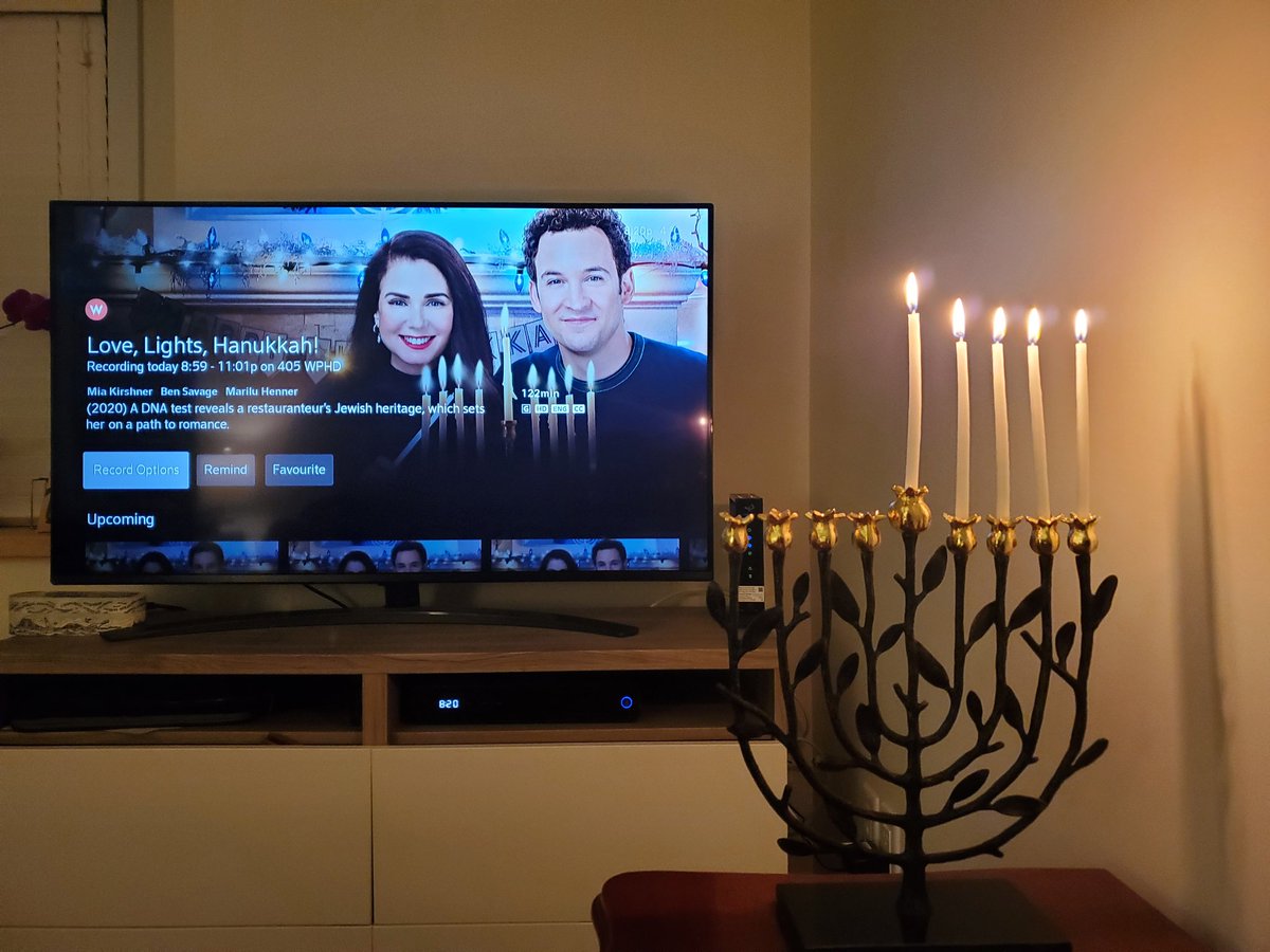 Alright #westcoast its almost time for #LoveLightsHanukkah!! Who is watching?
<a href="/msmiakirshner/">Mia Kirshner</a> <a href="/BenSavage/">Ben Savage</a> <a href="/TheRealMarilu/">Marilu Henner</a> <a href="/AdvahSoudack/">Advah Soudack</a> <a href="/brandistweeting/">Brandi Alexander</a> <a href="/BradleyStryker/">Bradley Stryker</a> @maddiehirvonen <a href="/hallmarkchannel/">Hallmark Channel</a> <a href="/w_network/">W Network</a>