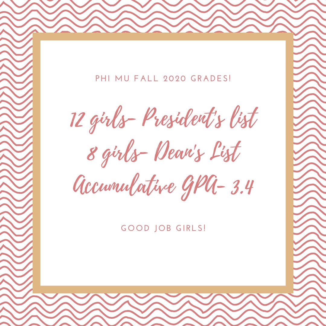 sauphimu's tweet photo. Huge congratulations to our girls who made the President’s and Dean’s list this semester!! So proud of each of our girls this semester! 💖 https://t.co/daSk7zpzwJ