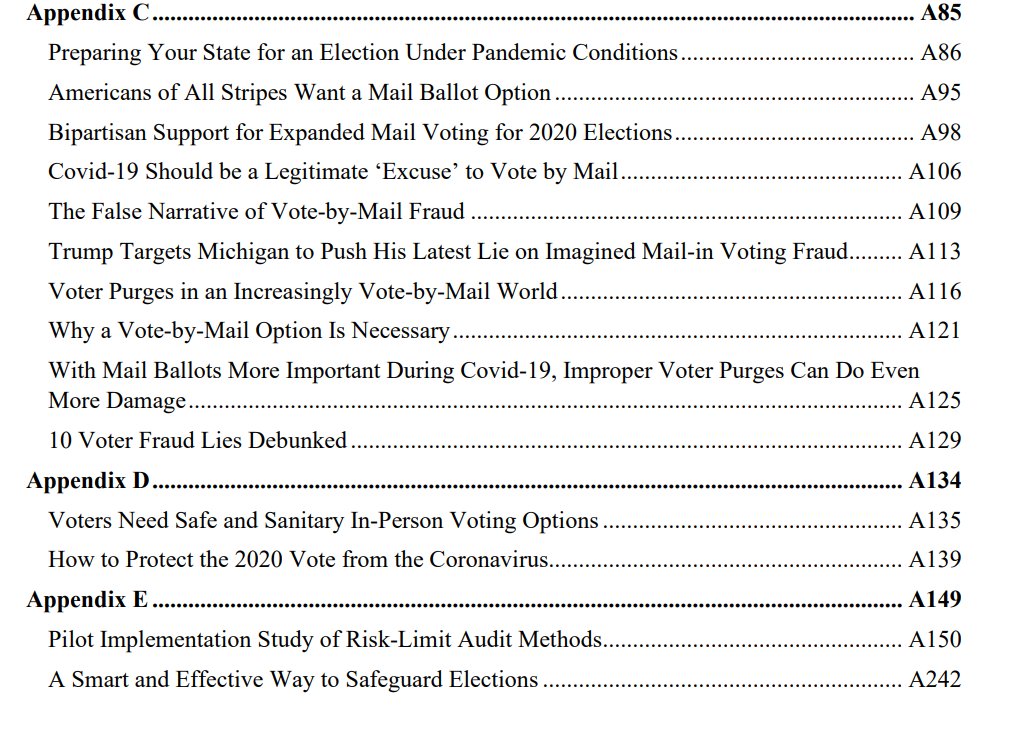 Early 2020, Brennan Ctr globalists decided mail-in was the way to go, thus the push. Elaborate planning for states that even included automated ballot openers. They also discussed massive # of Mail-in ballot drop off boxes.States extensively reviewed: MI,PA,GA,OH,MO (Odd huh?)