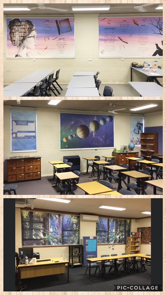 A creative way to learn <a href="/fairfieldh1/">Fairfield High</a> IEC
Our newly installed printed and colourful classroom blinds depict Australiana images, scientific facts, grammatical structures and concepts, various student artworks, Aboriginal art as well as mathematical formulae. Our students love them