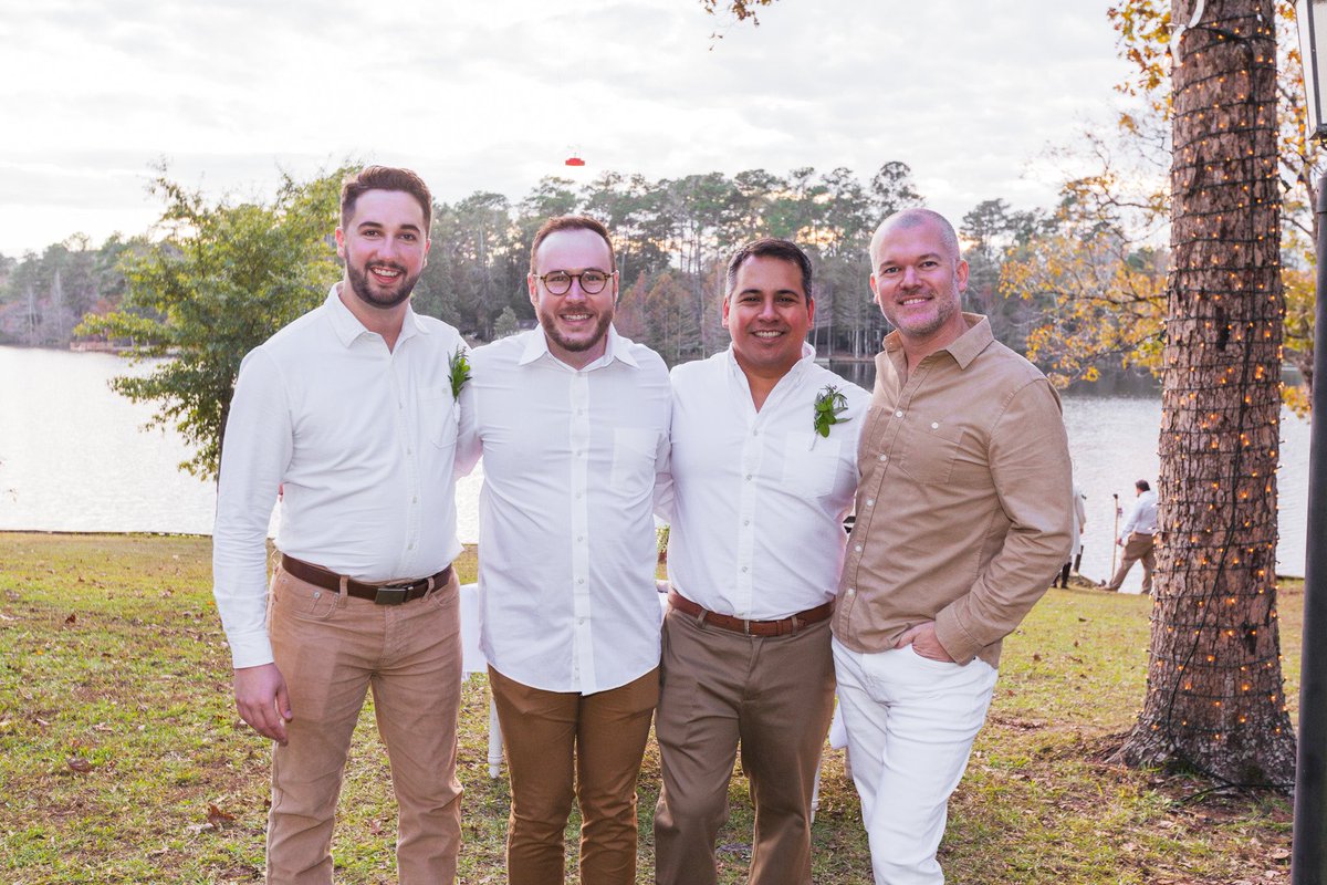 Last weekend LTAGS &amp; <a href="/OurSpoopy/">Our Spoopy Podcast</a> literally combined forces as Thomas &amp; Spencer said their “I dos!” Everyone was there to celebrate this special day!

Hear the deets w/special guest host, @_ChrisDoesStuff 

🎧bit.ly/LetsTalkAboutG…

#lovewins #married #letstalkaboutgaystuff