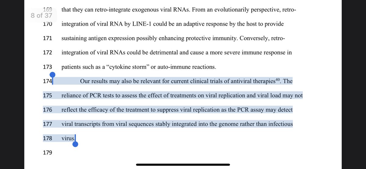 This is nuts!The integration is most common for the N gene.That’s the most unfortunate news as most qPCR kits target the N gene.They demonstrate the integration events can be expressed.Stress can induce LINE-1 expression. @PatrickSSte