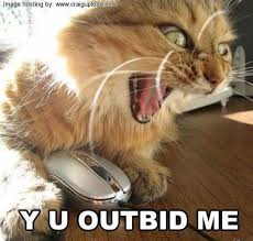 ClarkAuction's tweet image. Who else feels like this when they get outbid?!? #Auction