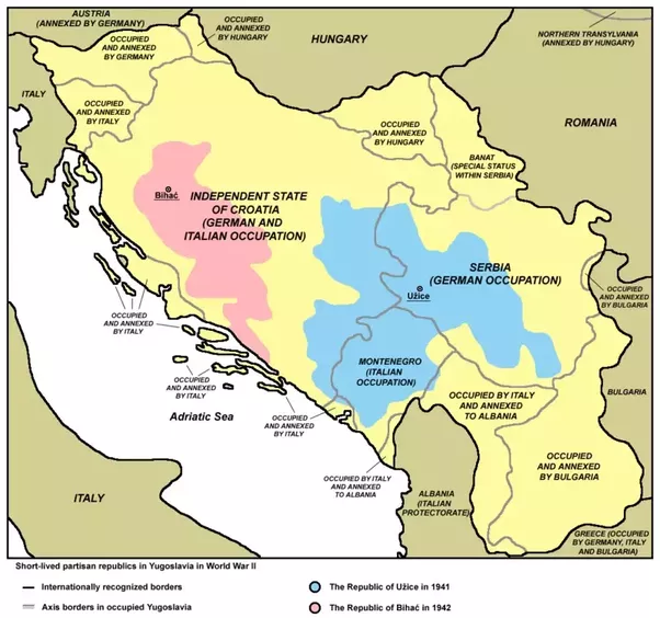 11. Here's a trio of interesting maps to compare.The 1st shows the ethnic occupation of  #Yugoslavia in 1940.The 2nd & 3rd show the areas which uprose 1st vs the  #Axis occupation.Notice any obvious similarity?Me too: the insurgent zones are those populated by  #Serbs! #Facts!