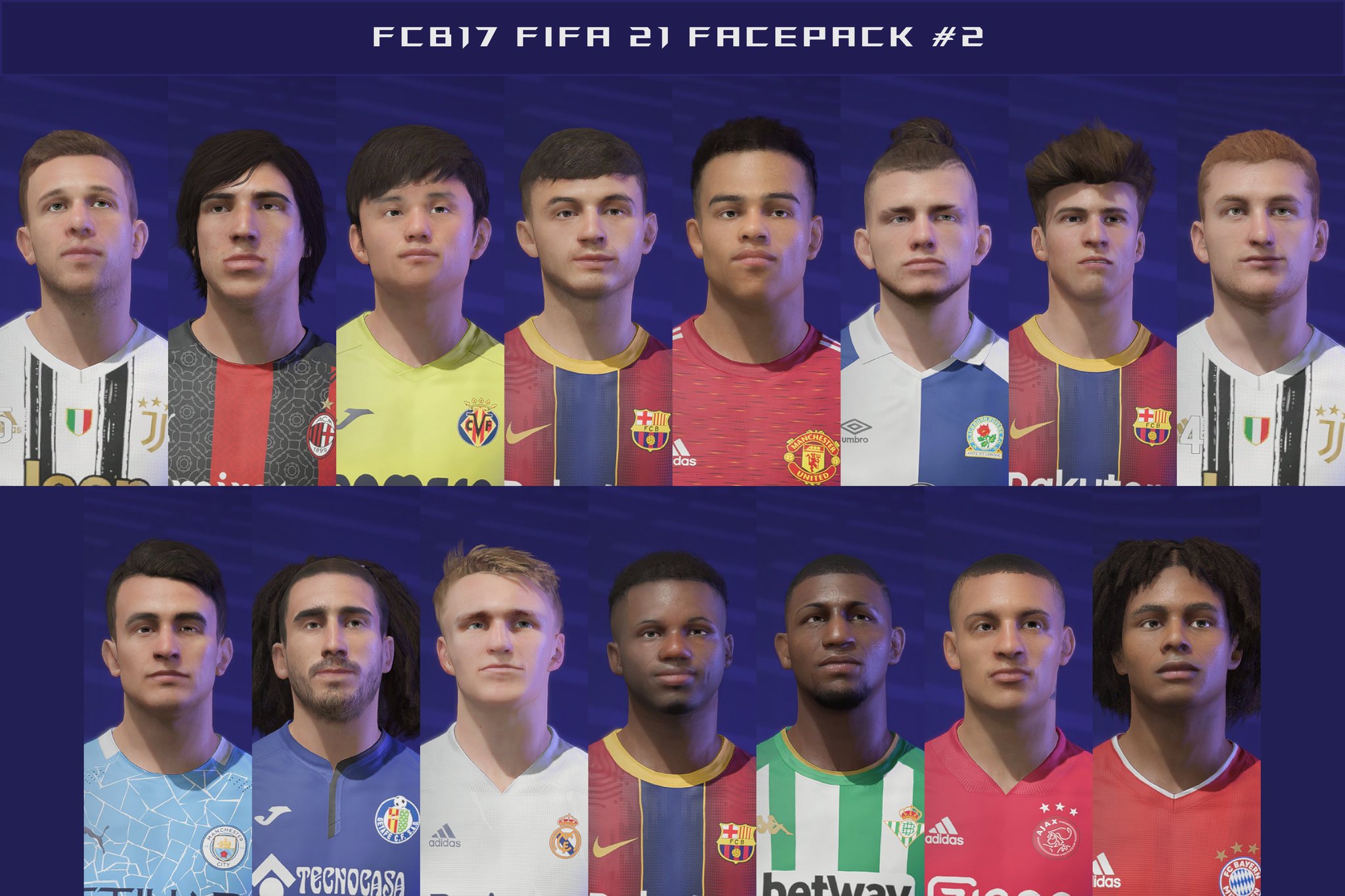 FIFA 23: FCB17 Facepack