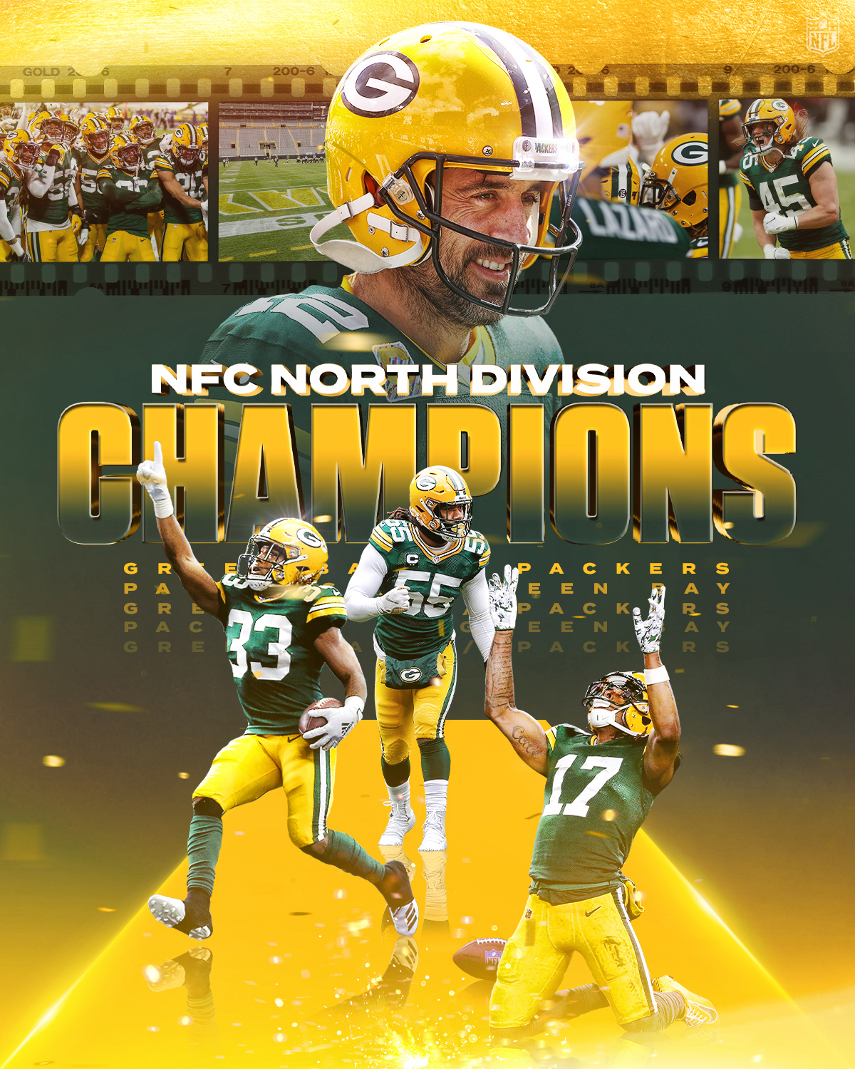 NFL on X: 'Division champs and headed to the #NFLPlayoffs! #GoPackGo