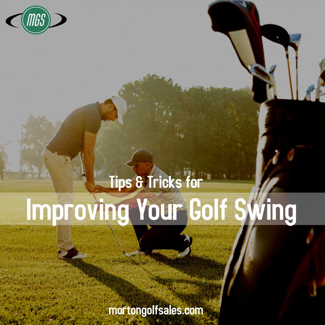 Do you want to play better golf? What steps can you take TODAY to improve your golf swing? We're sharing a couple of basic tips that you can start working on now to help improve your golf swing and lower your scores on the course. blog.mortongolfsales.com/improve-your-g…