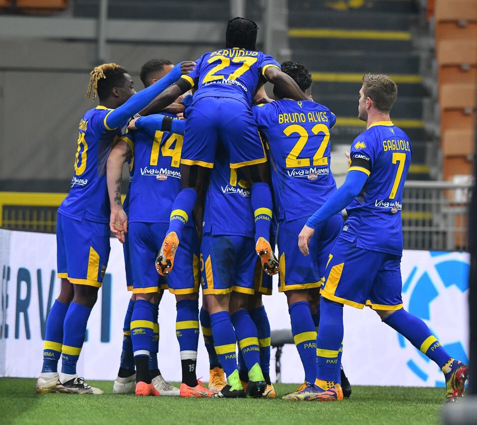 Great team work 
Milan vs PARMA