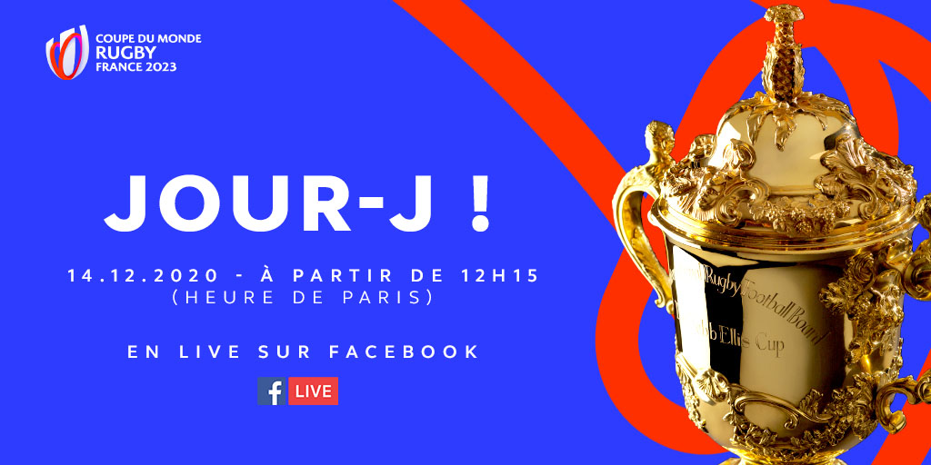 🚨 JOUR-J ! 🚨 On vous attend nombreux à 12h15 aujourd'hui, pour suivre en direct le tirage au sort de la #RWC2023 ! 👉 bit.ly/draw-facebook-…