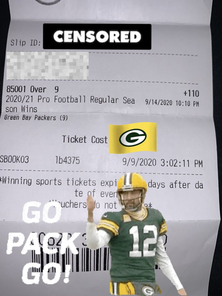 vinnygoombots's tweet photo. Today, I cashed my 3rd season win total bet. 3-0 on the year with ONE more to go. Thanks CheeseHeads! 🧀 🏈
#GoPackGo #Cheeseheads #NFCNorth #GamblingTwitter #shipit #payme #threedownonetogo #vinnyfutures https://t.co/hN0I2bpIUP