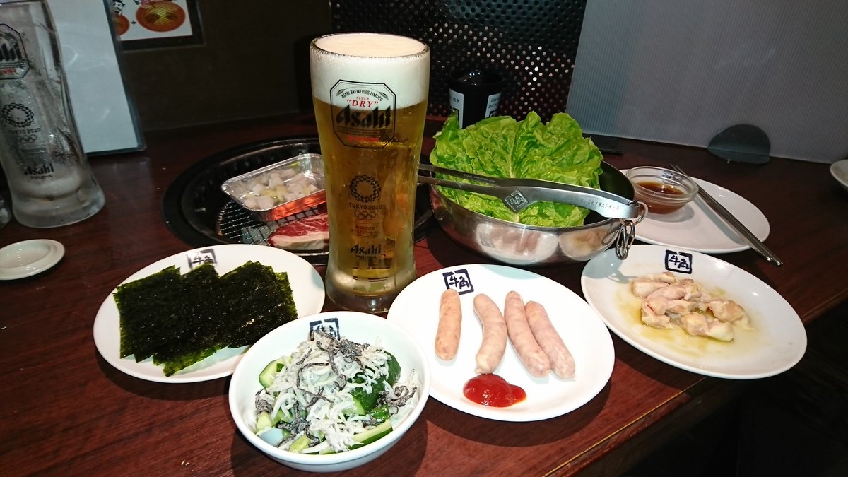 ksjediknight's tweet photo. #GoToBeer
#GoToMeat
#ＫＳクロニクルズ
#マイトング
#MEATing
#gyukaku
#牛角
#スーパードライ
#肉ざんまい
#ビール
#BEER
#BEERing
#ビーリング
#飲み放題 https://t.co/91Akwhnwot