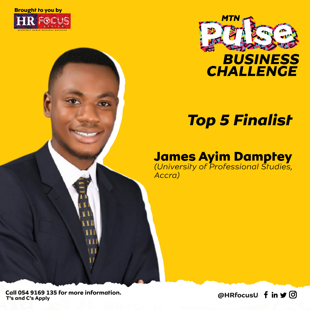 HRFocusU's tweet photo. Meet the #Top5 finalists:
@TheRealAlvah is free-spirited! Although an introvert, he holds the needs & interest of others at heart. He relates well with everyone and makes sure to leave a positive mark at the end of an encounter.
#mtnpulsebusinesschallenge
#hrfbusinesschallenge https://t.co/n3tt3Olecv