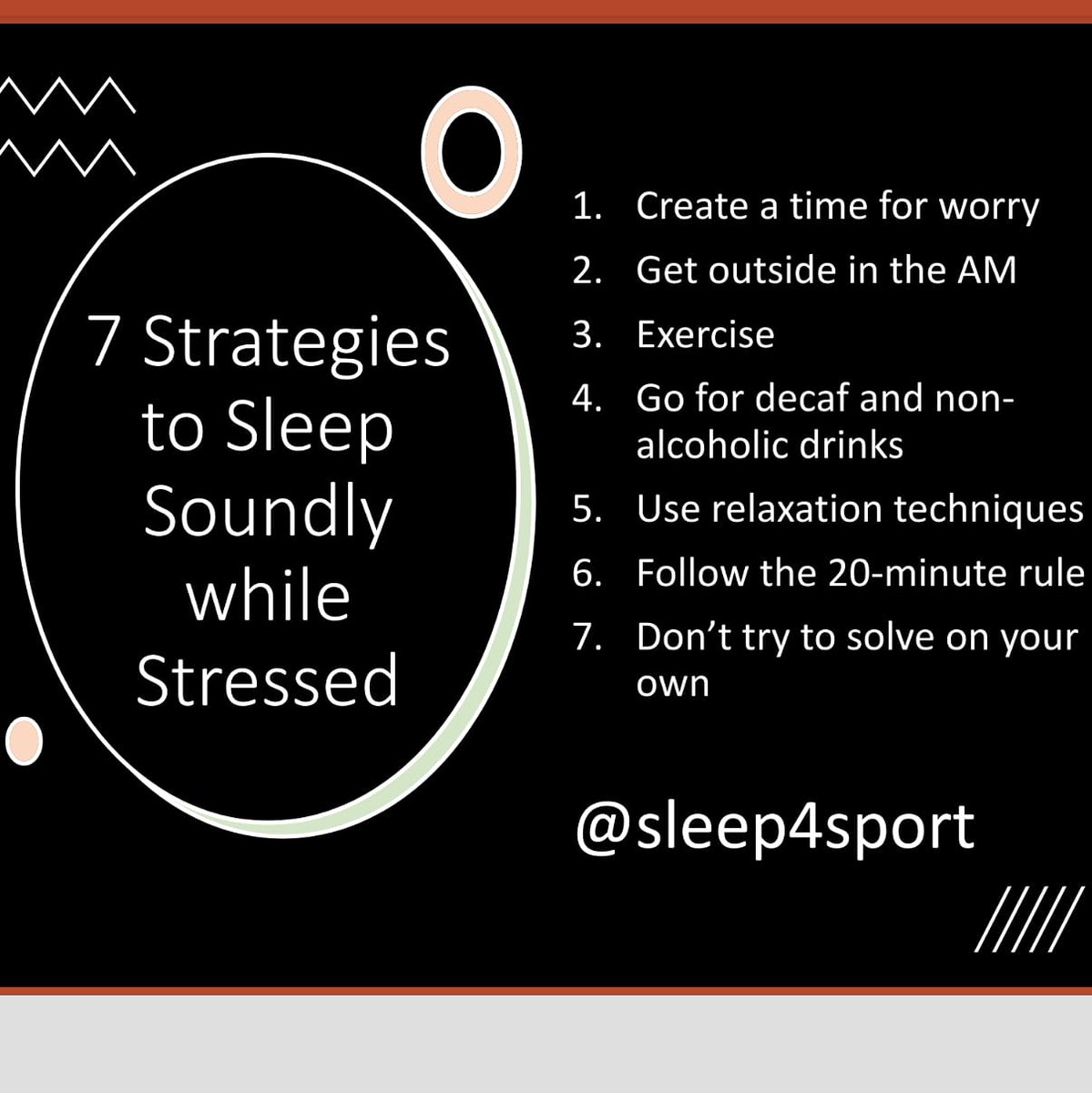 On Friday, I did a talk on sleeping during times of stress for the  @hackmyage community. It was a fun time and had so many great questions. Here is a summary of the 7 strategies I talked about.