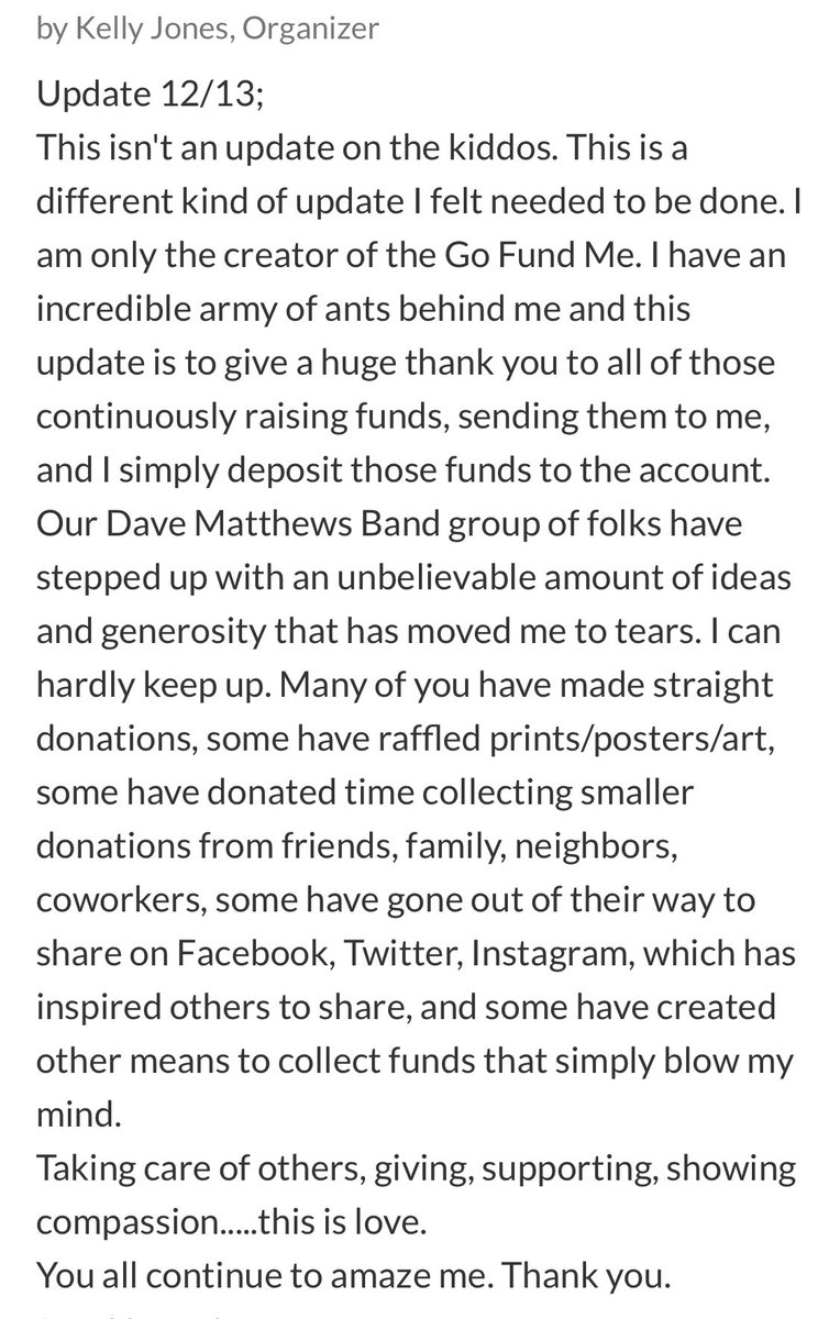 gf.me/u/za4nrv   we are almost halfway to our goal thanks to our awesome DMB community @DMBGorgeCrew @DMBMamas @DMBandLyrics @TherealRAab @dmbondemand @_SHUTUPILOVEYOU