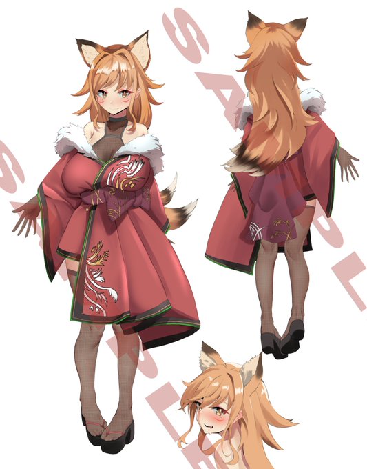 納品しました
キャラデザ楽しかったです 