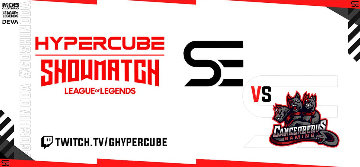 ShinodaEsports's tweet photo. ¡SHOWMATCH!
° El día martes estaremos participando en el show match de @ghypercube en contra de los chicos de #cancerberusgaming
° Los esperamos a todos para hacernos el aguante.
#GoShinoda https://t.co/VHTA1agc52