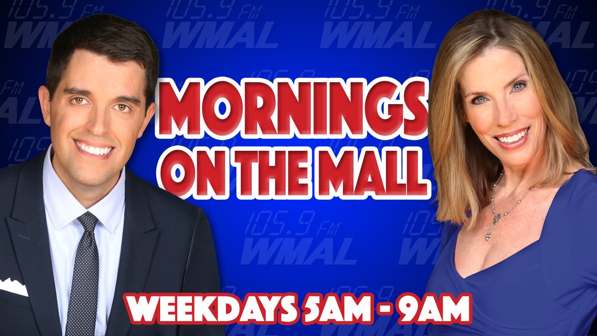Set your alarms and wake up with Mornings on the Mall's <a href="/MaryWalterRadio/">Mary Walter</a> &amp; <a href="/VinceCoglianese/">Vince Coglianese</a>!  Listen on your radio, smart speaker, or on the <a href="/WMALDC/">WMAL DC</a> app!