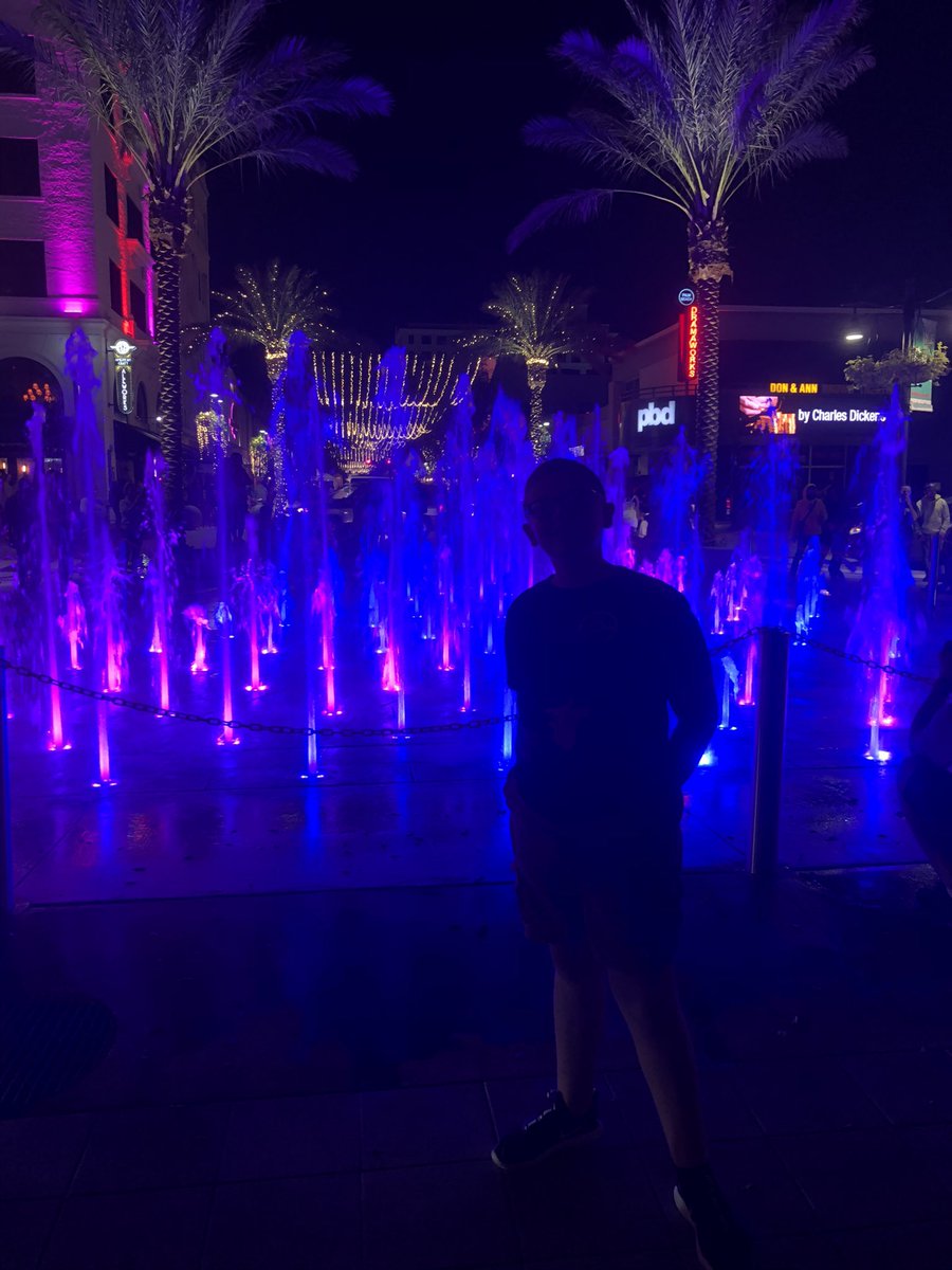 KarensaWright's tweet photo. Downtown WPB was worth the trip #HolidaySeason #dancingwater https://t.co/Q1MbHzKq5x