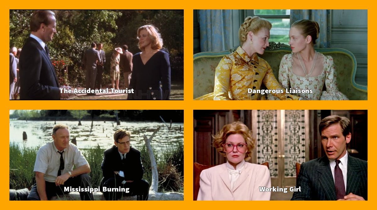 #FilmTwitter Here are the Best Picture losers of 1988. Which film do you think undeservely lost the Oscar?

The film that beat them: Rain Man.

The poll follows this tweet.