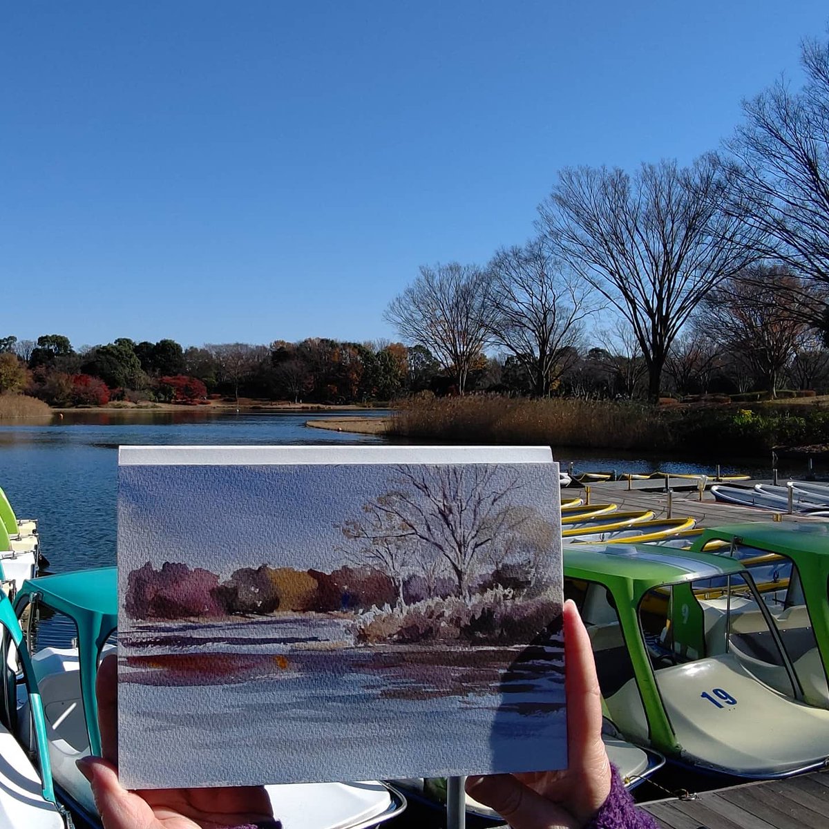 Twoucan 秋の風景画 の注目ツイート イラスト マンガ