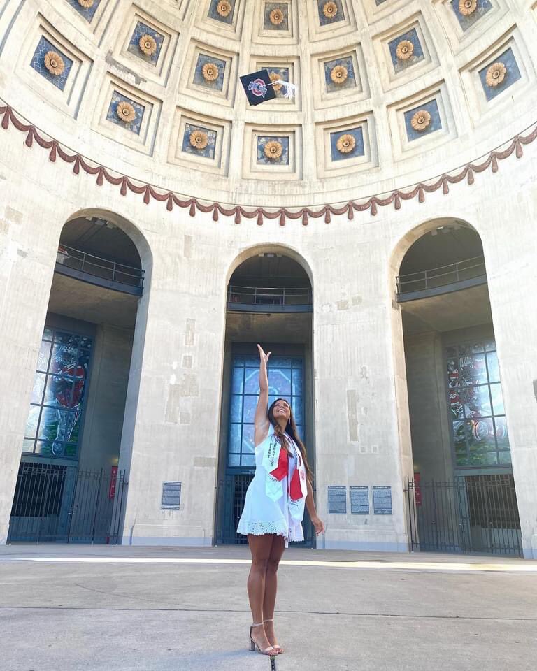 SheilaLynnGill's tweet photo. My little girl graduated from The Ohio State University today! Plus a semester early! So proud of her!!! @DanaLeeGill https://t.co/EUA3EbV3Zq