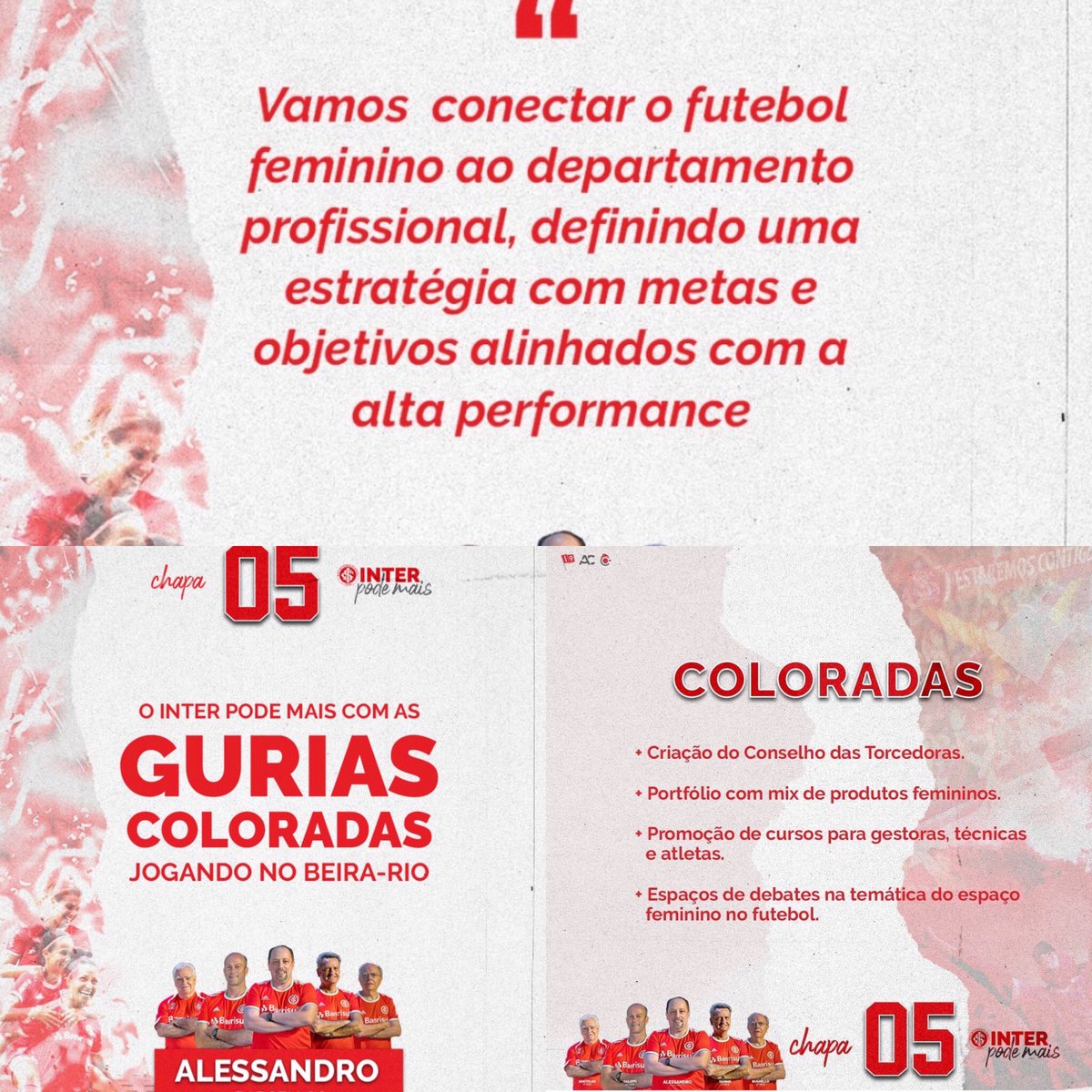 Neste dia 15 vote em quem trabalha pelo futuro e honra o passado do SCInternacional
CHAPA 05 para conselho gestão e tb para o conselho deliberativo 
O INTER Pode Mais 🇵🇱🇵🇱🇵🇱