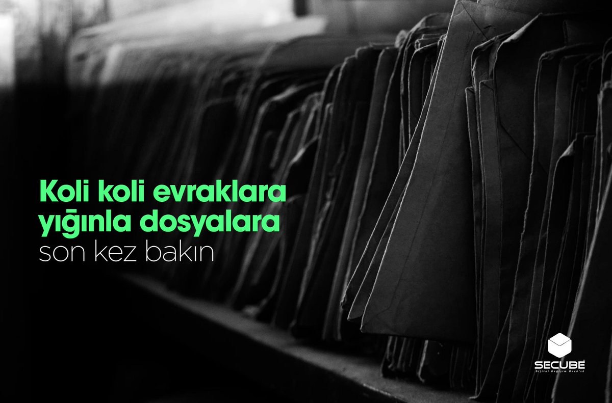 Dijital çözümümüzle, arşivinizi yapılandırılmış size özel ileri teknoloji bir elektronik veritabanı içinde inceleyebilir ve belirli belgelere veya sayfalara birkaç saniye içinde erişmek için hızlı aramalar yapabilirsiniz. 

Detaylı bilgi için:

📧secube@secube.com.tr
☎️444 1 335