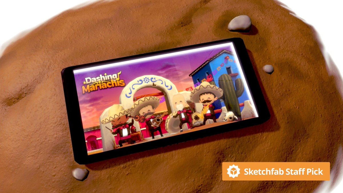 New staff pick: Dashing Mariachis by <a href="/smirelesz/">Sergio</a>. Check it out in #3D, #AR or #VR: bit.ly/39RRRt5 

#b3d