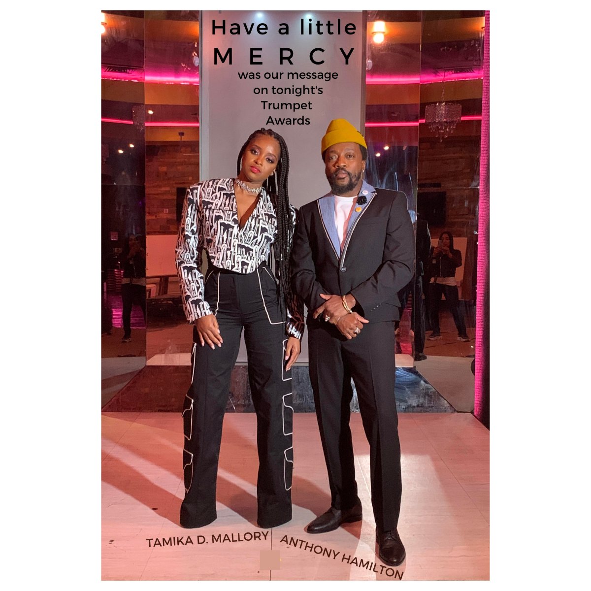 HamiltonAnthony's tweet photo. Tonight we performed Mercy on the Trumpet Awards...it's time for our brothers, lets love and elevate... it's time.
"Mercy" ft. @TamikaDMallory is streaming everywhere: https://t.co/QRXrrOrLaL
#Mercy #MercySong https://t.co/b4F0KtlVh5