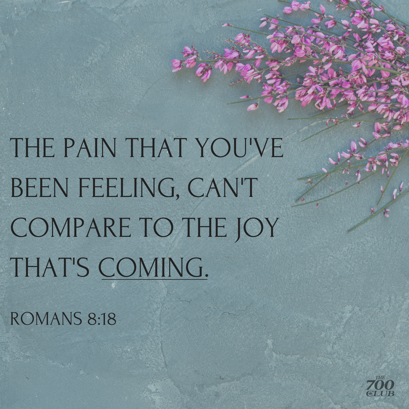 700club's tweet photo. Joy is coming. https://t.co/9HGJiMR1wU