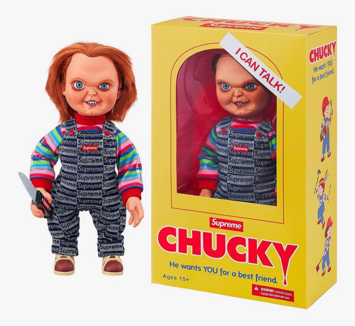 チャッキー supreme 週末セール Supreme 新品 シュプリーム SUPREME Chucky Doll チャッキー